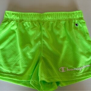 Champion Athletic Shorts, XL, Lime, Wide elastic Waist Band, 2 “ Inseam NWOT